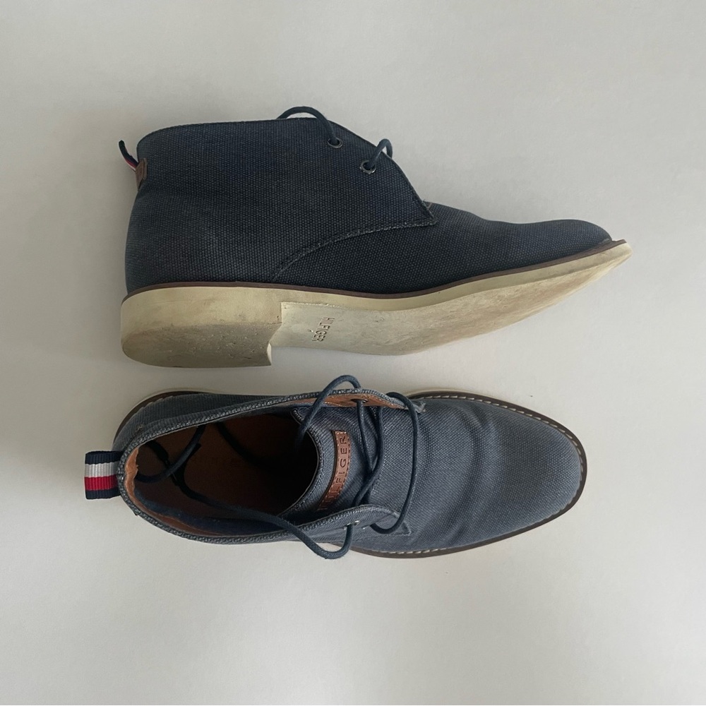 Tommy Hilfiger Men's Blue Chukka Boots